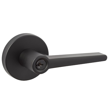 Sure-Loc Hardware Sure-Loc Hardware Basel Round Entry Lever, Flat Black BS107-RD FBL